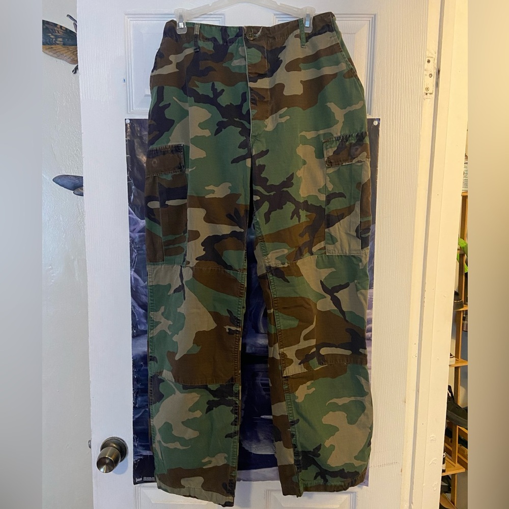 Camo cargo pants